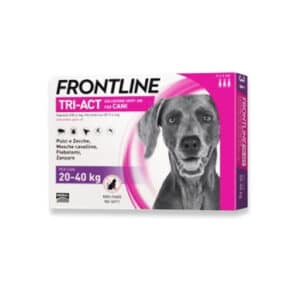 Frontline Tri-Act Chien de 20 à 40 Kg Boite de 6 Pipettes