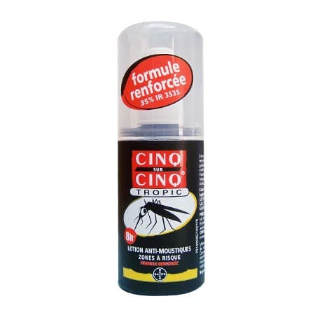 CINQ SUR CINQ TROPIC PROMO DUO Lotion anti-moustique 2 Spray de 75 ml