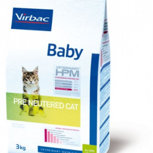 Virbac Veterinary HPM Baby Pre Neutered Cat (400gr)