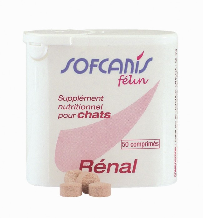 Sofcanis félin Rénal - Complément alimentaire pour chat x50 comprimés