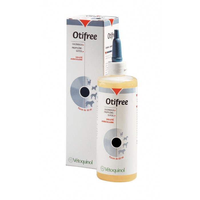 OTIFREE Vétoquinol - Hygiène des oreilles pour chats et chiens