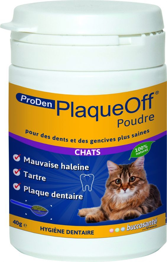 PRODEN Plaque Off chat - Hygiène dentaire des chats 40gr