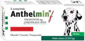 ANTHELMIN petits chiens 2-20kgs (2comprimés)