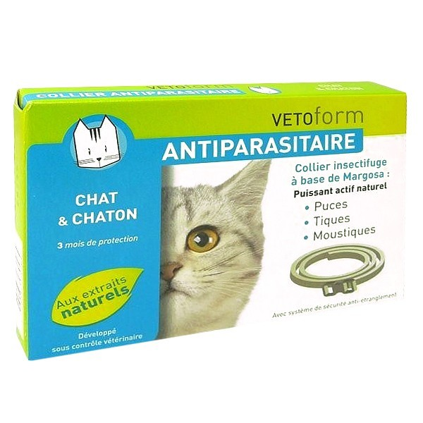 Vetoform Antiparasitaire Collier Chat & Chaton 35cm