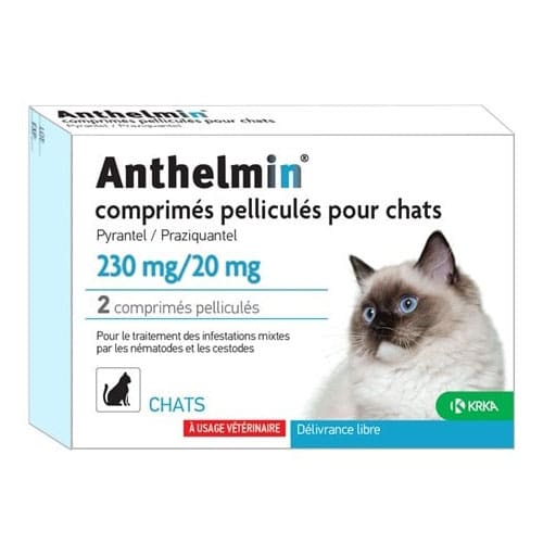 Strantel Cat comprimé vermifuge pour chat