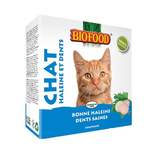 BIOFOOD - Comprimés soins dentaires chat