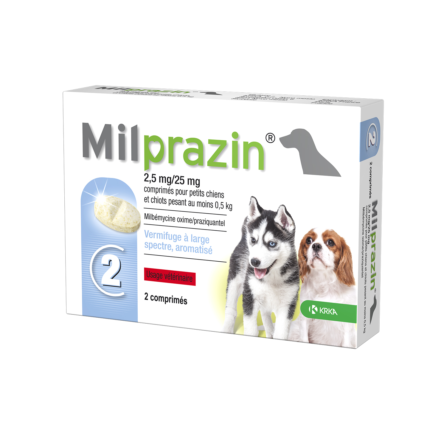 Milprazin chiots et petits chiens