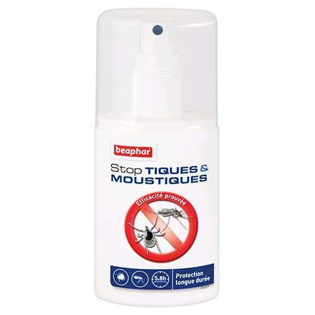 Beaphar spray anti tiques et moustiques 125ml